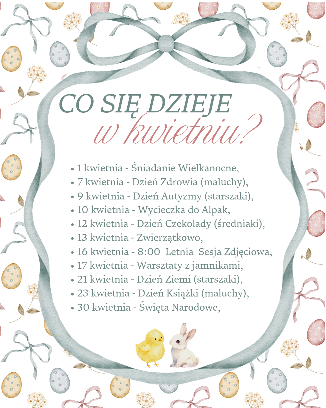 You are currently viewing Co się dzieje w kwietniu?